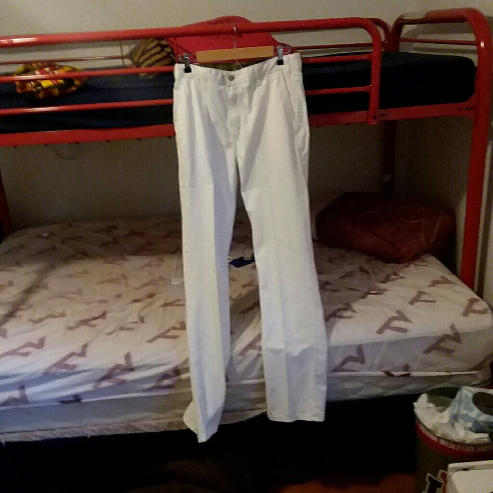 White dress pants